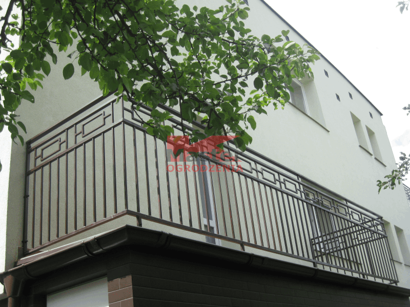 balustrada barierka nowoczesna metalowa wrocław