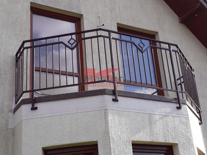 balustrada balkonowa barierka metalowa elegancka wrocław