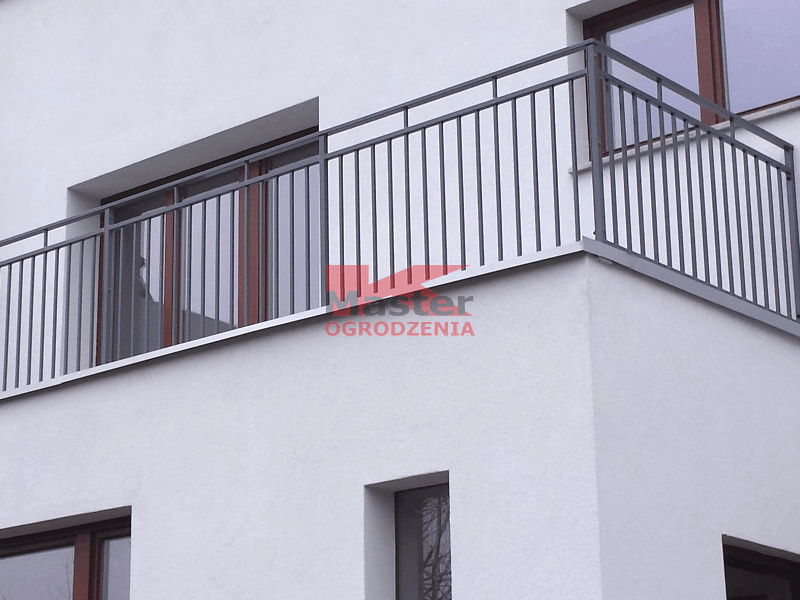 balustrada wrocław barierka prosta metalowa tarasowa