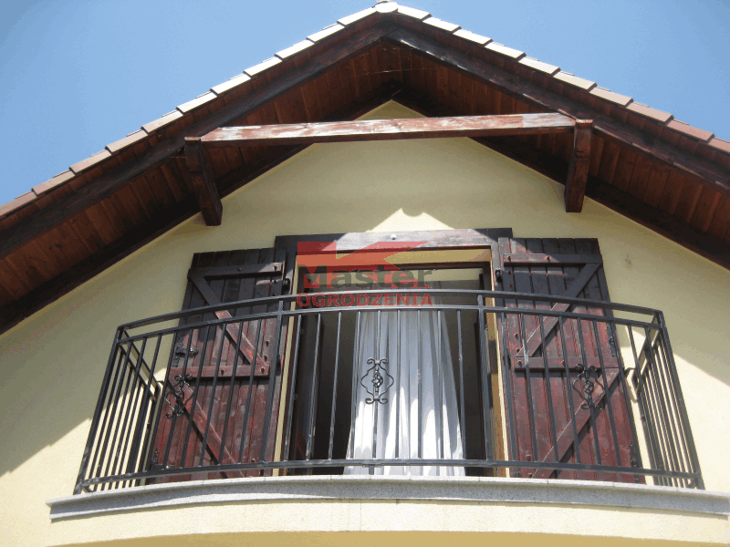 balustrada balkonowa kuta metalowa ozdobna wrocław
