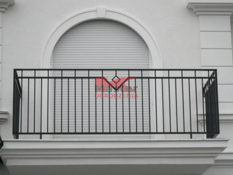 balustrada barierka balkonowa wrocław metalowa nowoczesna elegancka