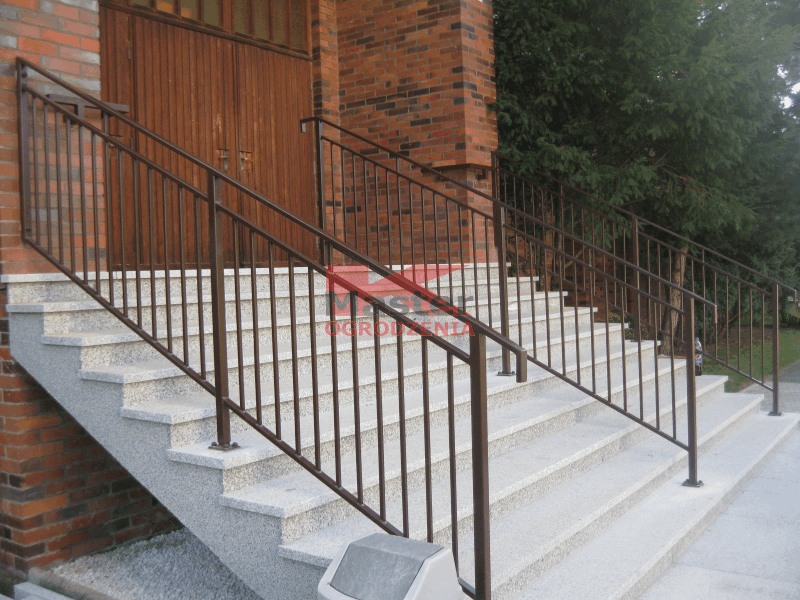balustrada schodowa barierka prosta tania tradycyjna wrocław