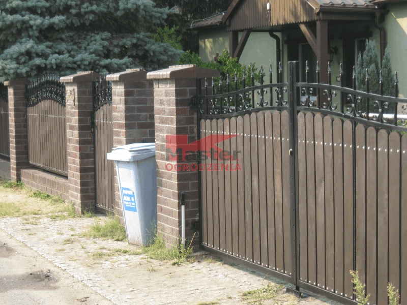 ogrodzenie metalowe drewniane sztachetowe kute ozdobne stylowe wroclaw